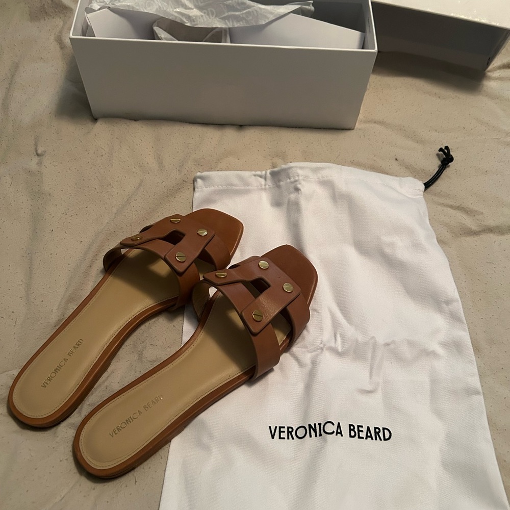 Veronica Beard Tan Women's Sandals
